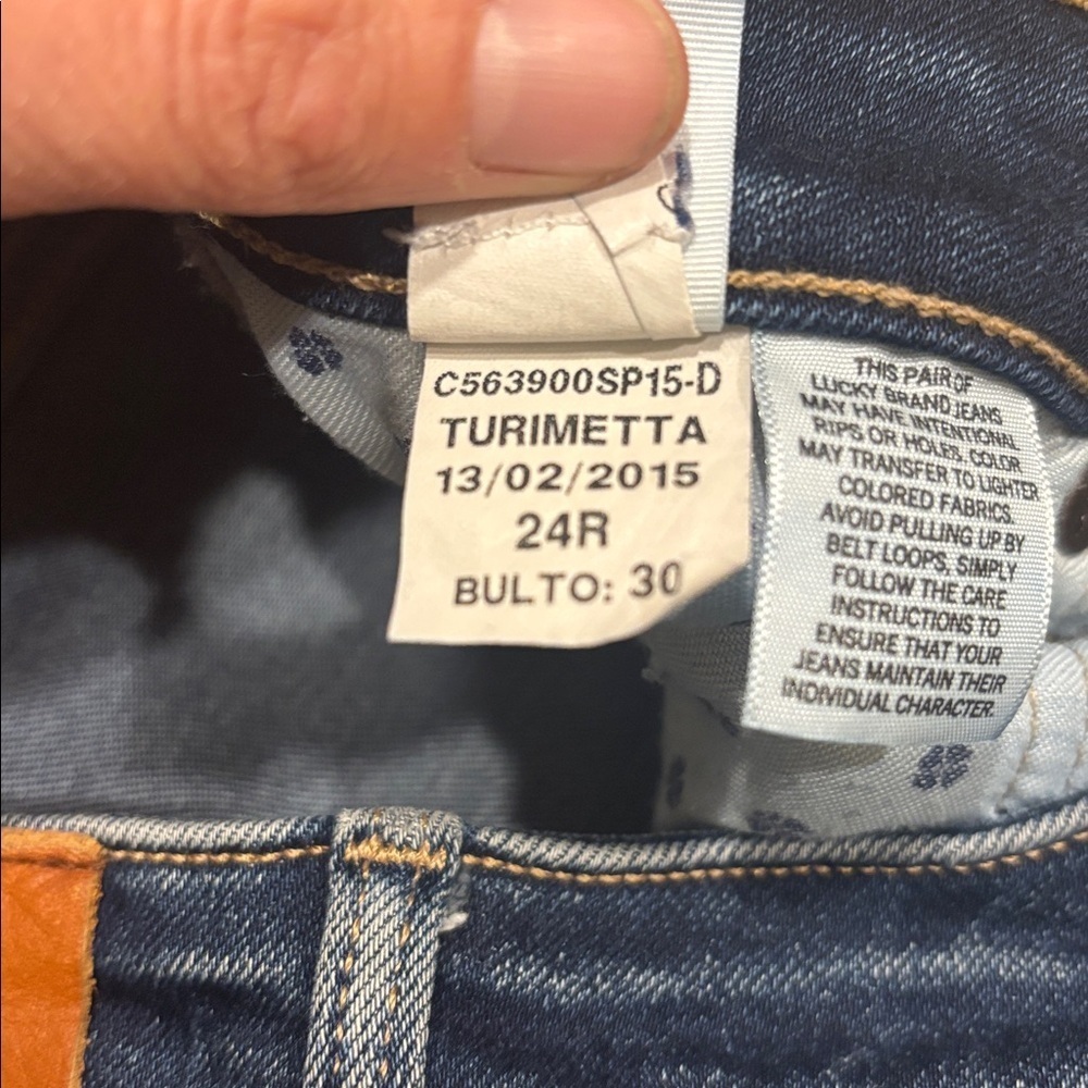 Lucky Brand Dark Blue Skinny Jeans. They are Lolita Skinny Jeans - Picture 14 of 16